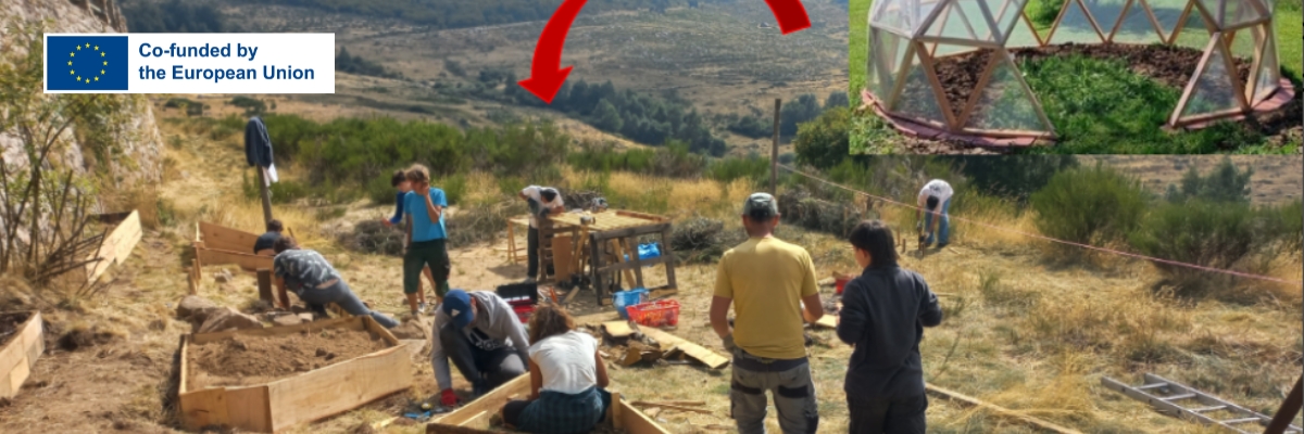 A Greenhouse Dome for the Cévennes' Garden (France)