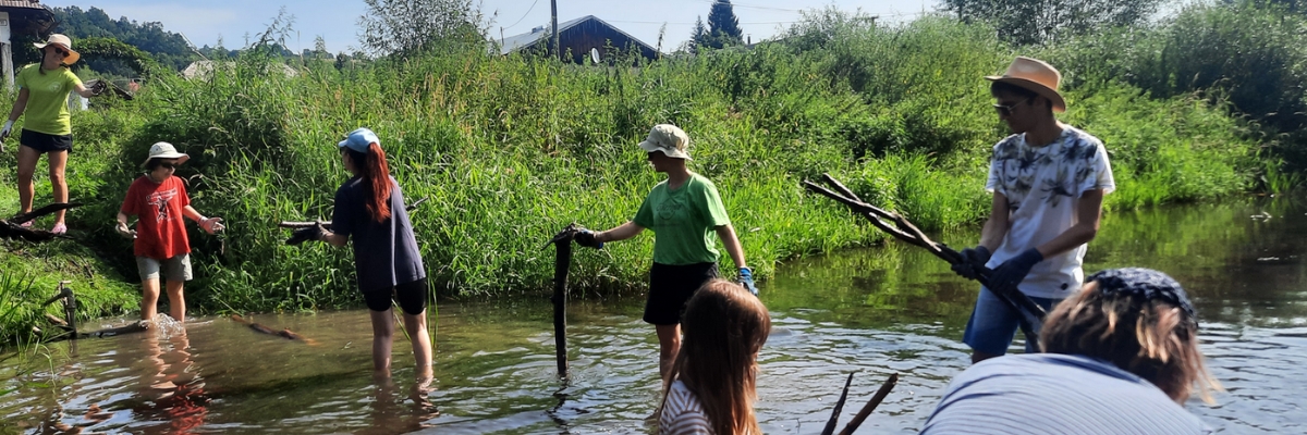Earth Hour in Slatinka (Slowakei)